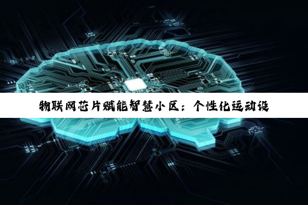 物联网芯片赋能智慧小区：个性化运动设施按需付费新纪元
