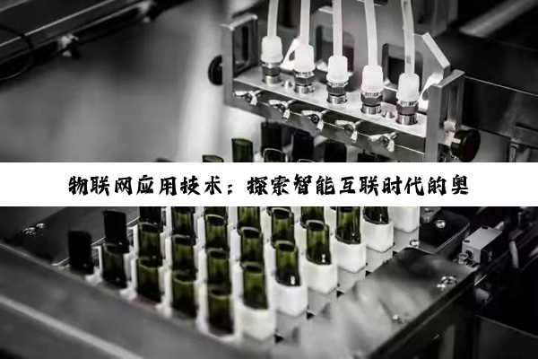 物联网应用技术:探索智能互联时代的奥秘与挑战