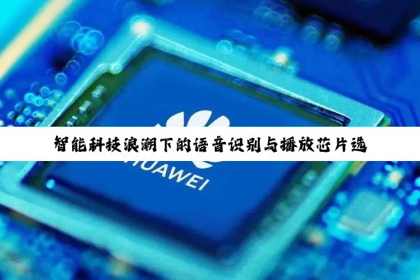 智能科技浪潮下的语音识别与播放芯片选型深度指南
